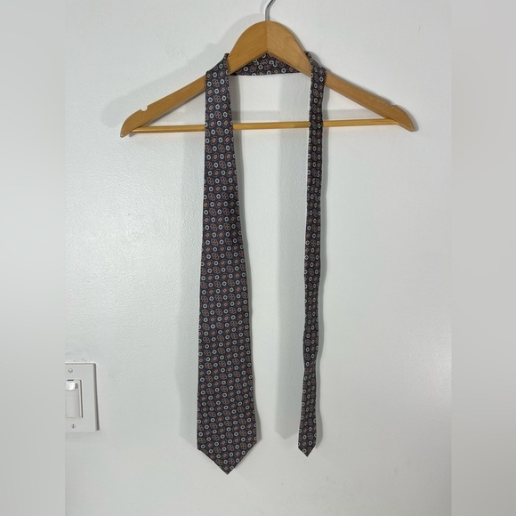 Woodward’s 100% Silk Made in Canada Neck Tie Mens Vintage Patterned - Picture 3 of 4